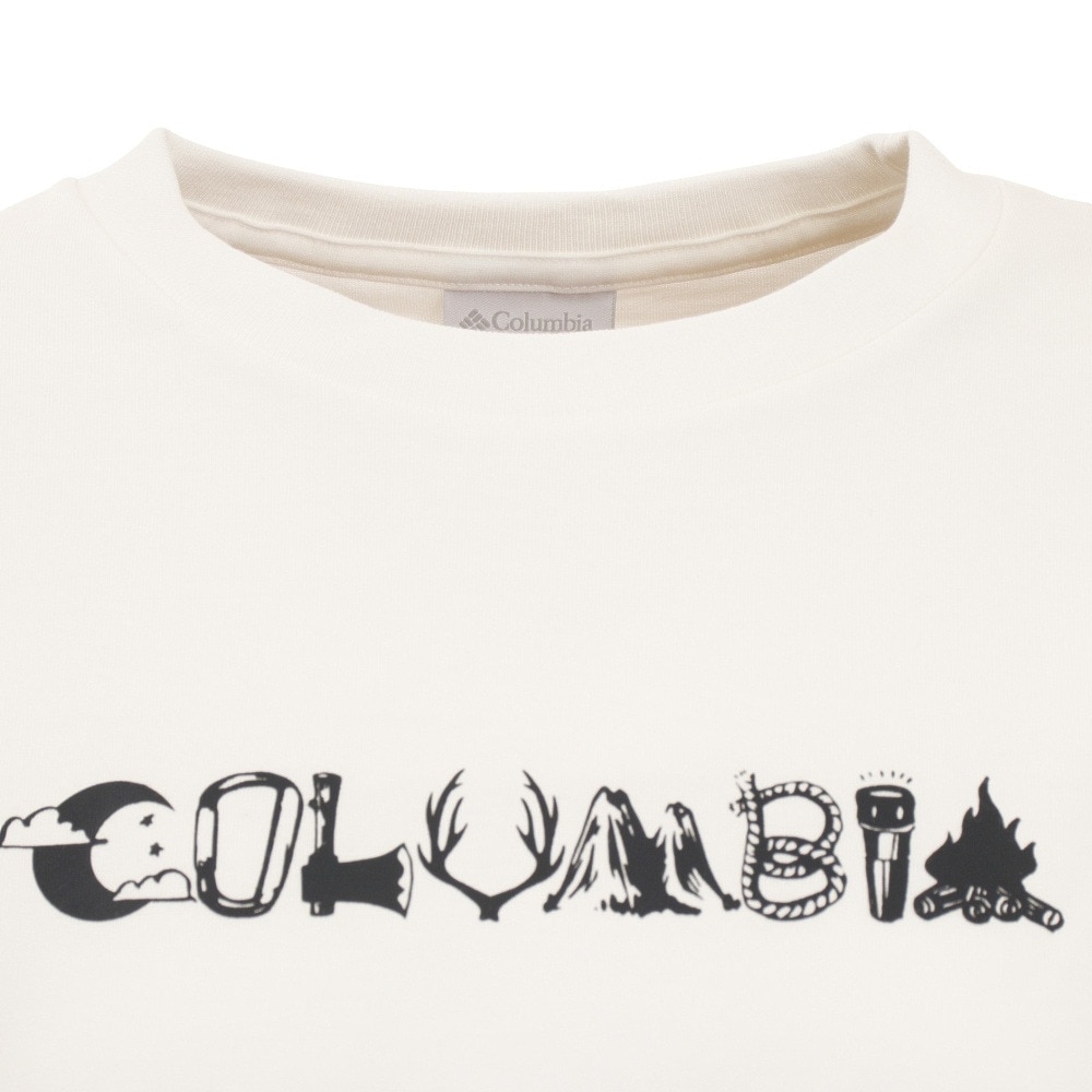 コロンビア（Columbia）（レディース）半袖Tシャツ ヤハラフォレスト ショートスリーブ PL3837 125 ホワイト