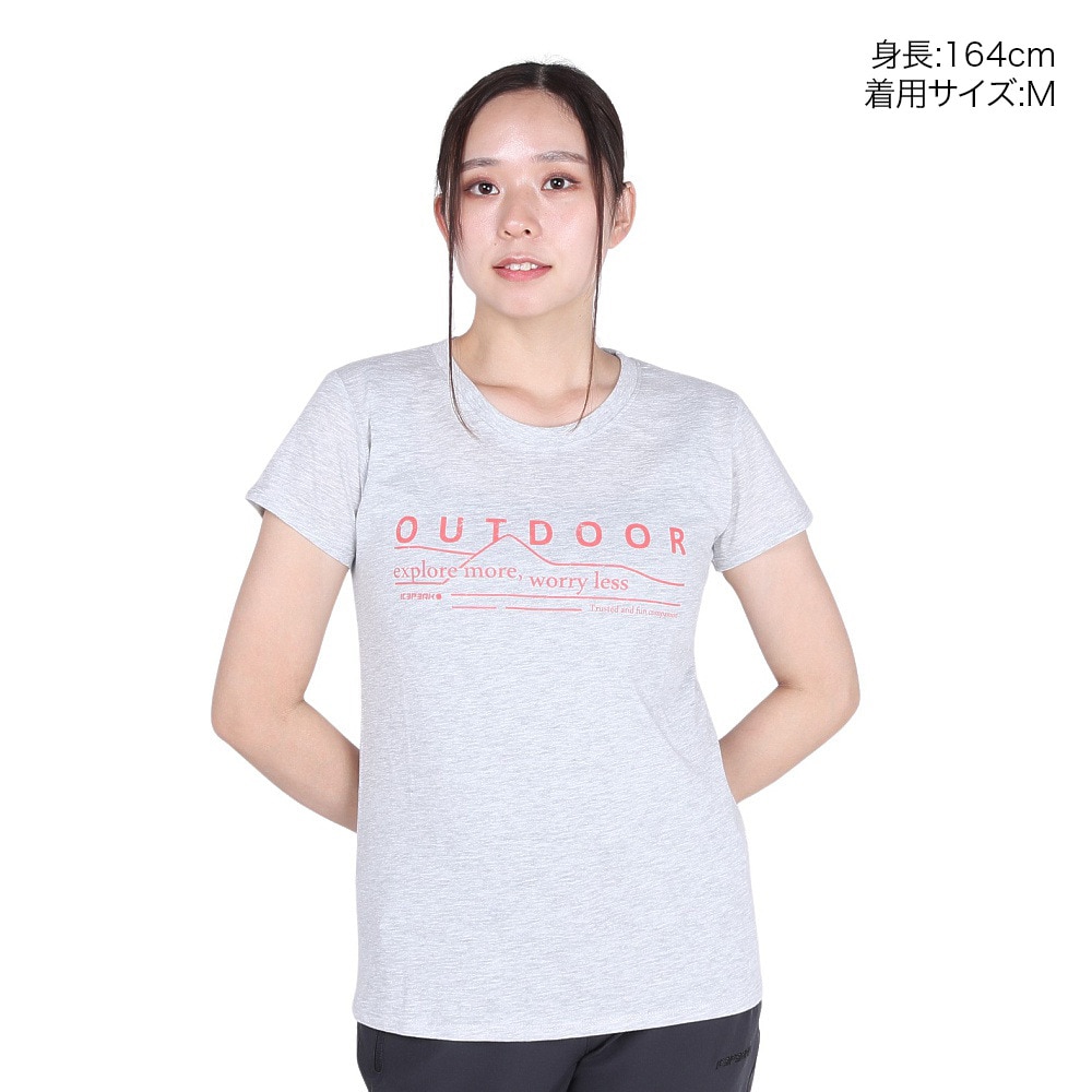 アイスピーク（ICEPEAK）（レディース）北欧デザイン リサイクル素材 半袖Tシャツ BELCHER 54729 205