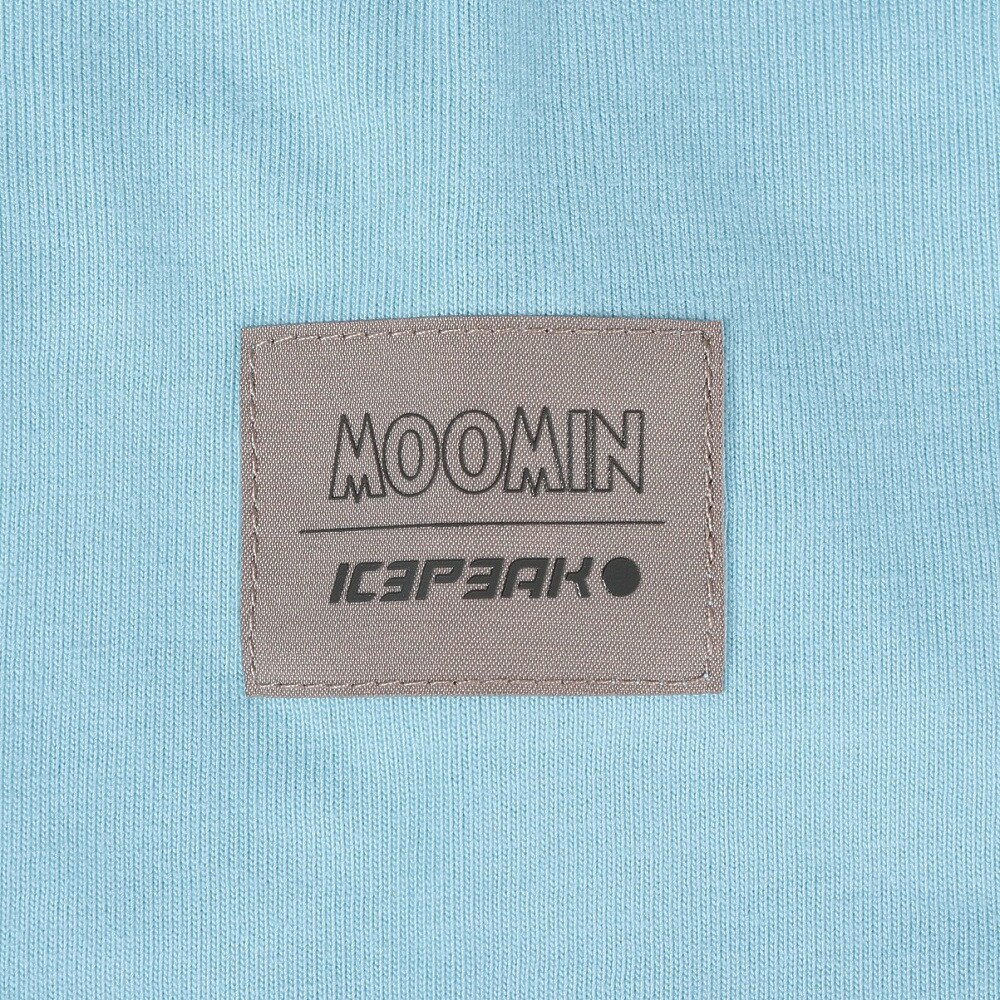 アイスピーク（ICEPEAK）（キッズ）北欧デザイン スナフキン ジュニア 半袖Tシャツ カットソー ムーミン UCON M51630 305 サックス