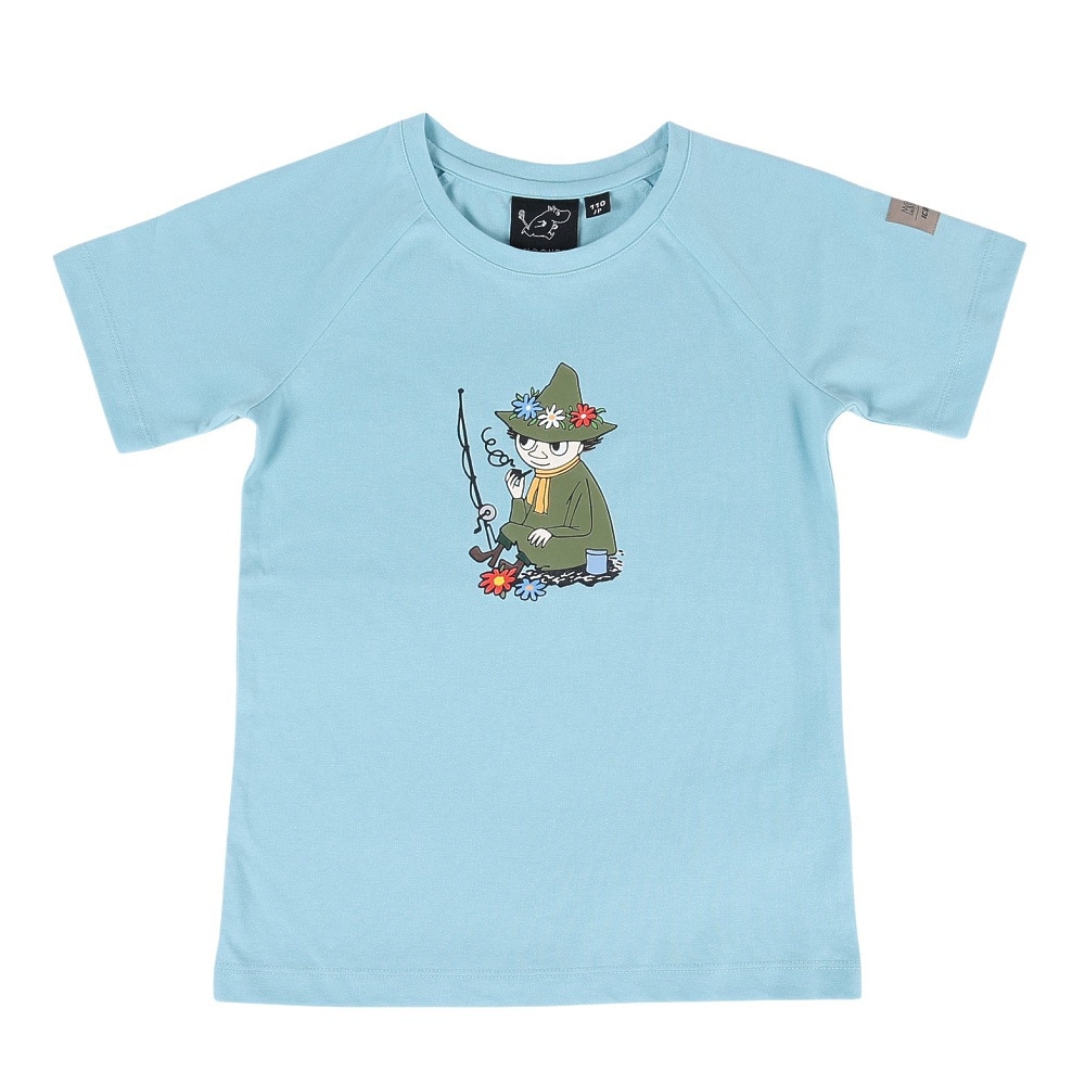 アイスピーク（ICEPEAK）（キッズ）北欧デザイン スナフキン ジュニア 半袖Tシャツ カットソー ムーミン UCON M51630 305 サックス