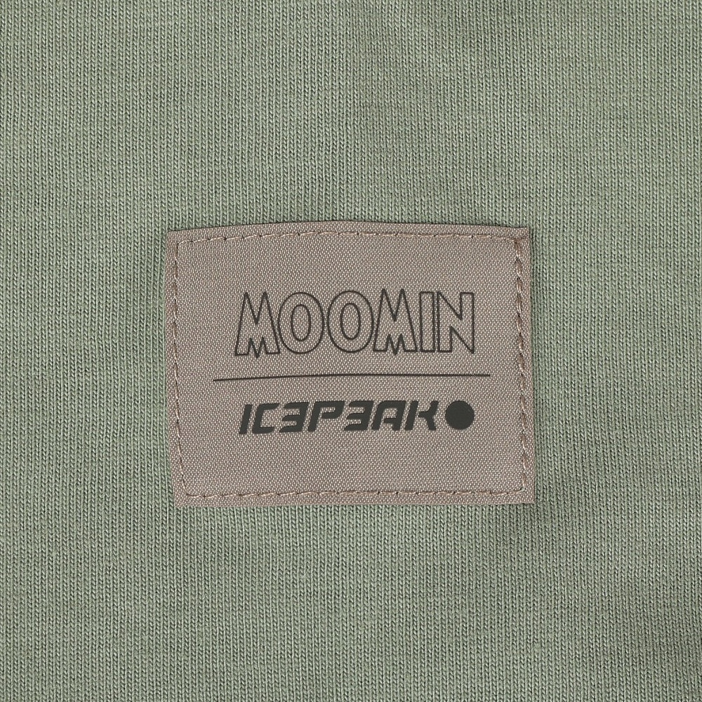 アイスピーク（ICEPEAK）（キッズ）ジュニア 半袖Tシャツ カットソー ムーミン UCON M51630 562 カーキ