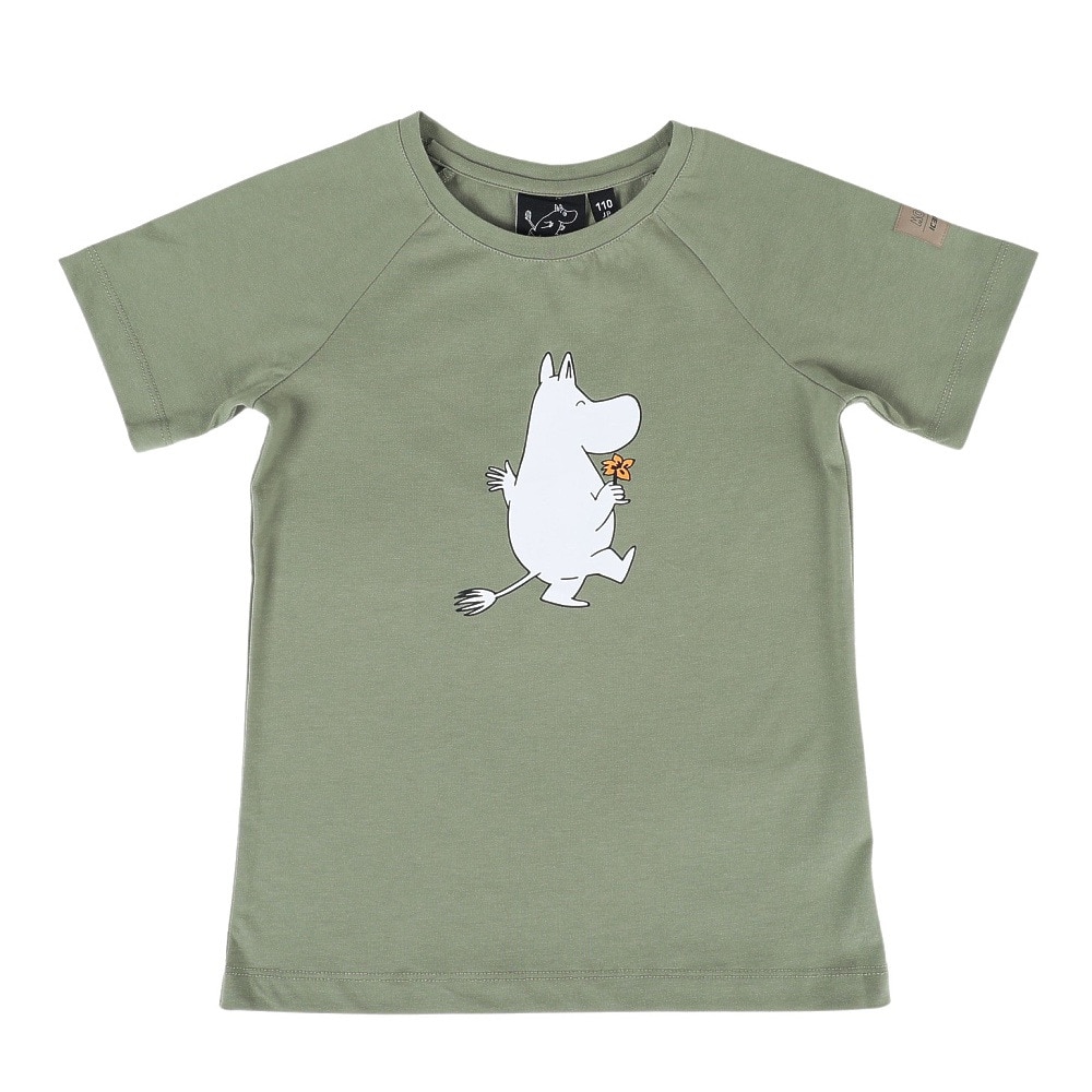 アイスピーク（ICEPEAK）（キッズ）北欧デザイン ムーミン ジュニア 半袖Tシャツ カットソー UCON M51630 562 カーキ