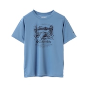 コロンビア（Columbia）（キッズ）ジュニア 半袖Tシャツ カットソー フォーク ストリーム ショート スリーブ グラフィックTシャツ AB8943 479 ネイビー