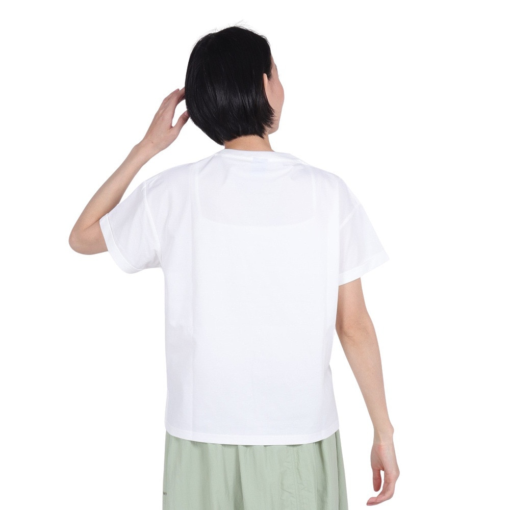 ホールアース（Whole Earth）（レディース）ポケット付き 半袖Tシャツ WE2RDZ20 WHT