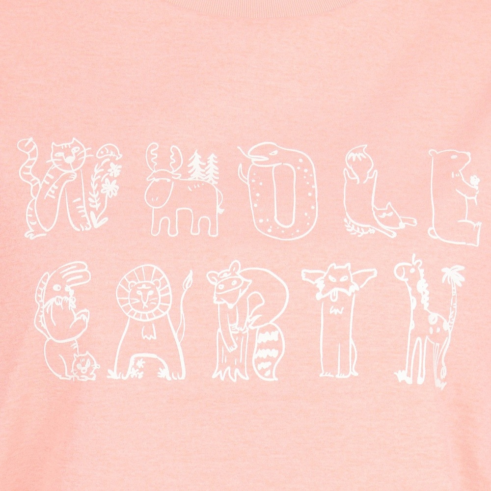 ホールアース（Whole Earth）（レディース）グラフィックプリント 半袖Tシャツ WE2RDZ21 CRL