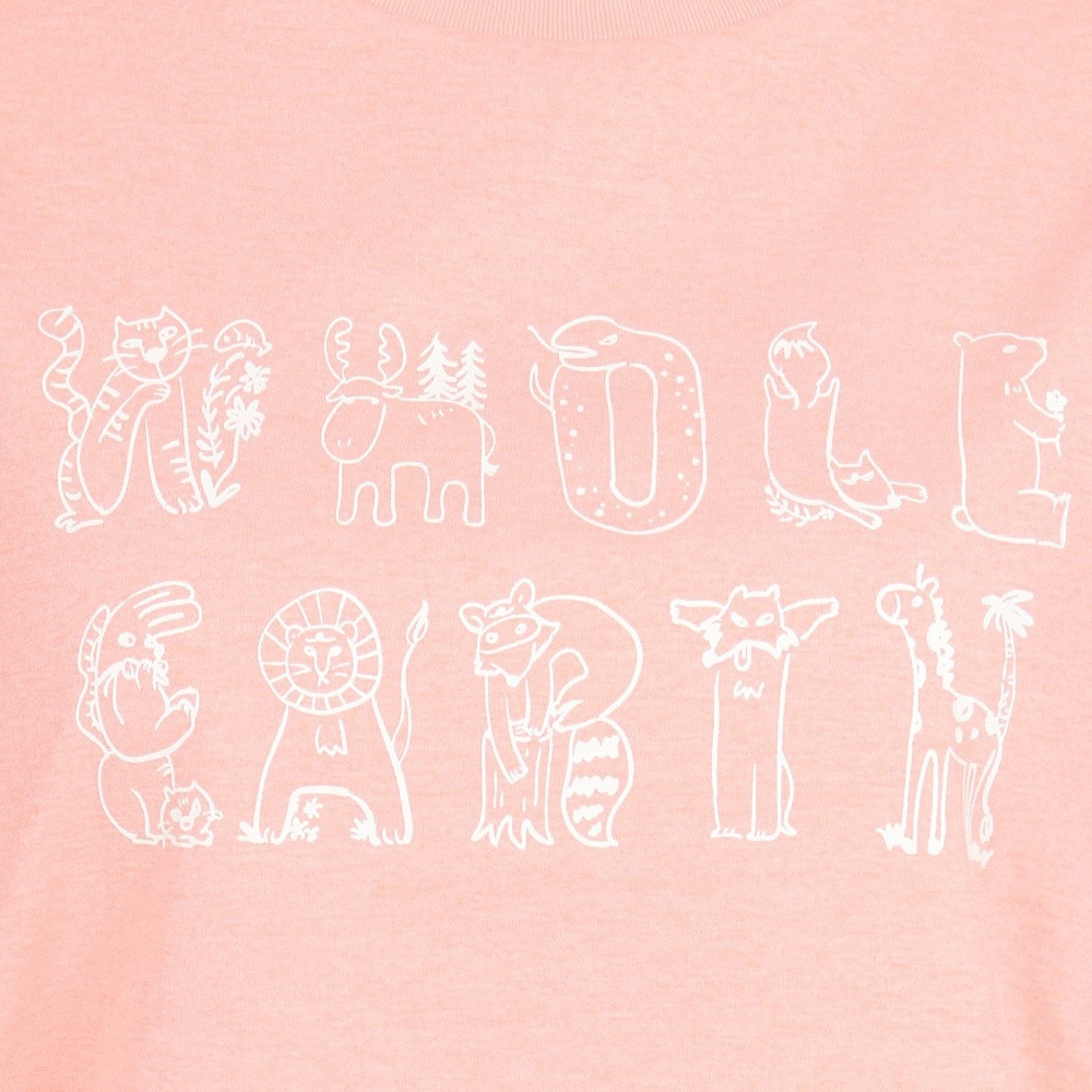 ホールアース（Whole Earth）（レディース）速乾 ストレッチ グラフィックプリント 半袖Tシャツ WE2RDZ21 CRL