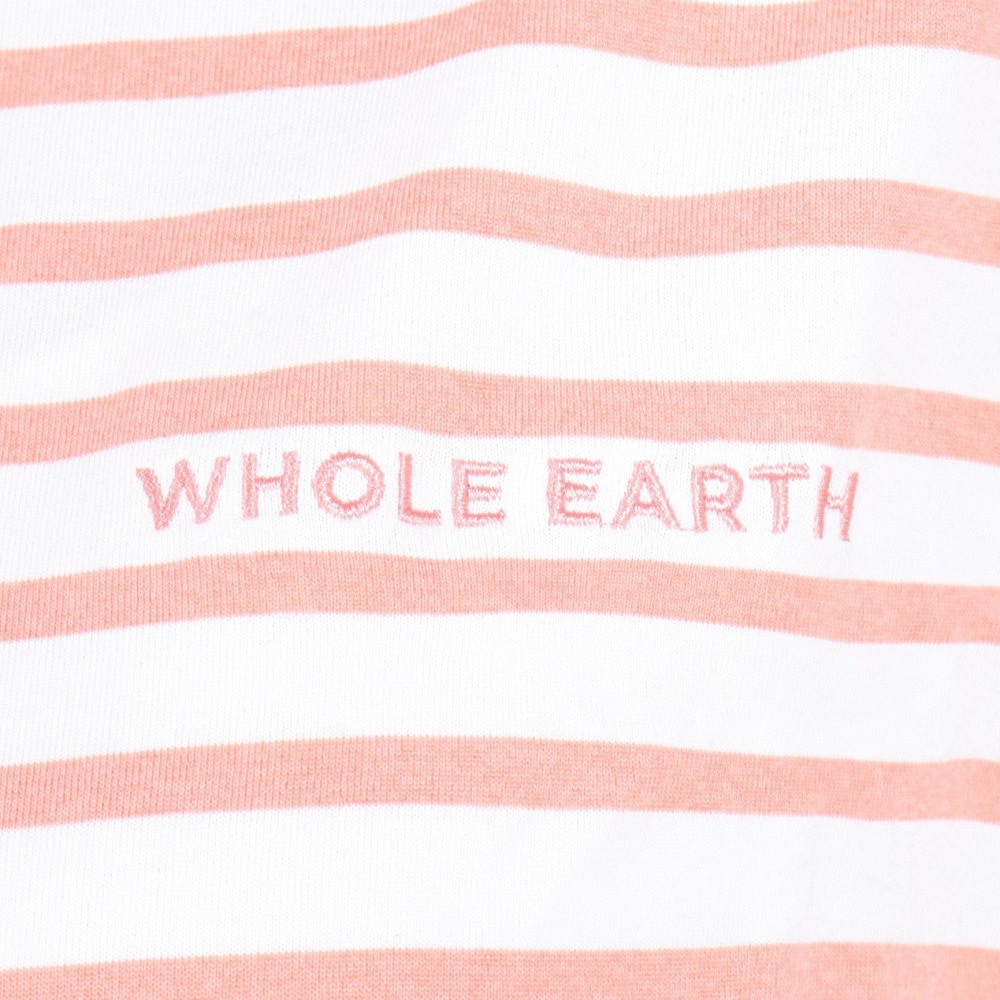 ホールアース（Whole Earth）（レディース）Y/D ボーダー 半袖Tシャツ WE2RDZ22 CRL