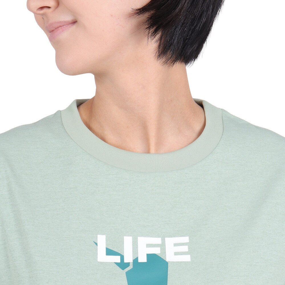 ホールアース（Whole Earth）（レディース）速乾 ストレッチ グラフィック 半袖Tシャツ WE2RDZ23 WKK