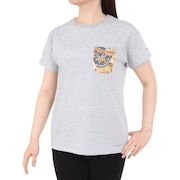 コロンビア（Columbia）（レディース）半袖Tシャツ カットソー ヤハラフォレストポケットショートスリーブTシャツ PL0226 040 グレー