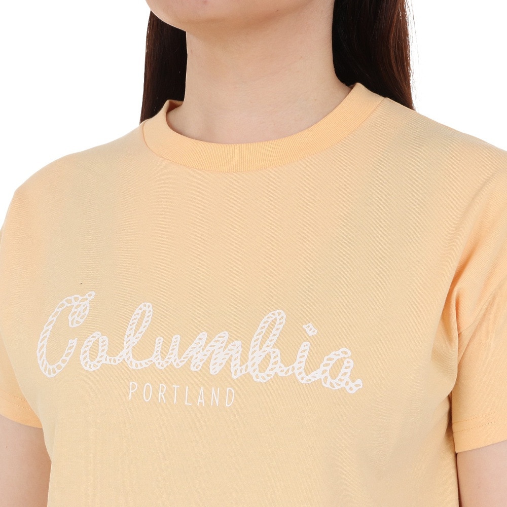 コロンビア（Columbia）（レディース）半袖Tシャツ カットソー ヤハラ フォレスト ショート スリーブ Tシャツ PL0227 774 イエロー