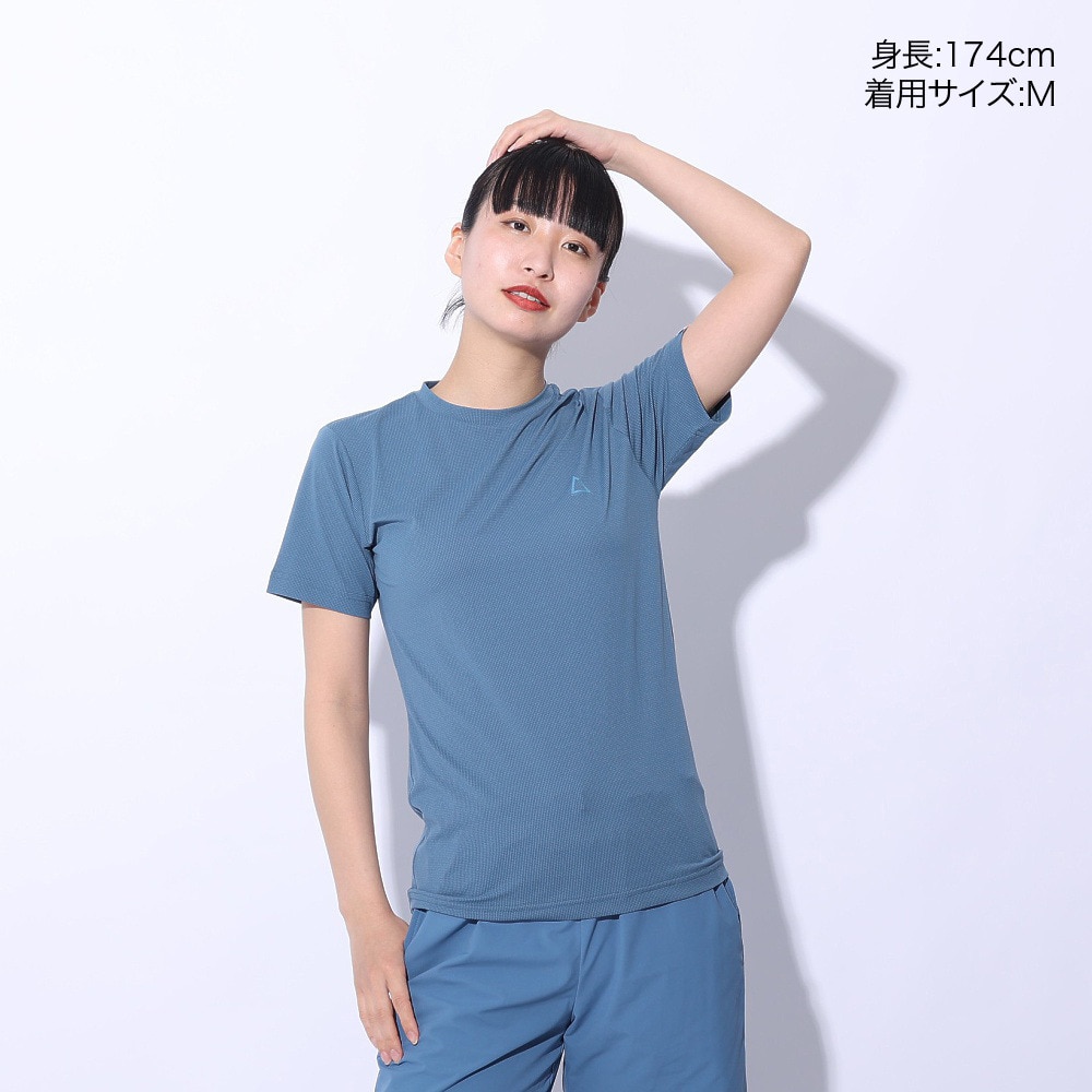 ロジャーエーガー（ROGEREGGER）（レディース）半袖Tシャツ ルフトドライPP ショートスリーブ RE24SUK5620005 BLU