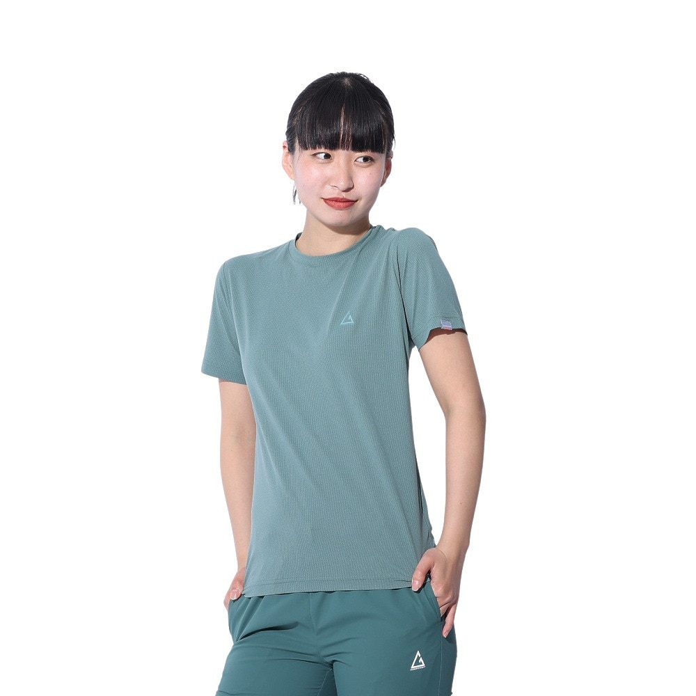 ロジャーエーガー（ROGEREGGER）（レディース）半袖Tシャツ ルフトドライPP ショートスリーブ RE24SUK5620005 MNT