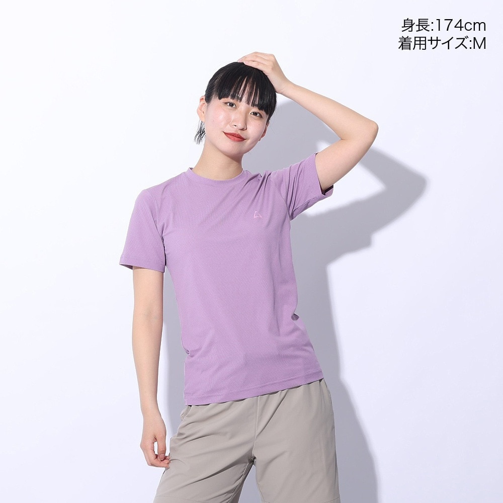 ロジャーエーガー（ROGEREGGER）（レディース）スイスブランド 吸汗速乾 4Way ストレッチ 半袖Tシャツ ルフトドライPP ショートスリーブ RE24SUK5620005 PNK