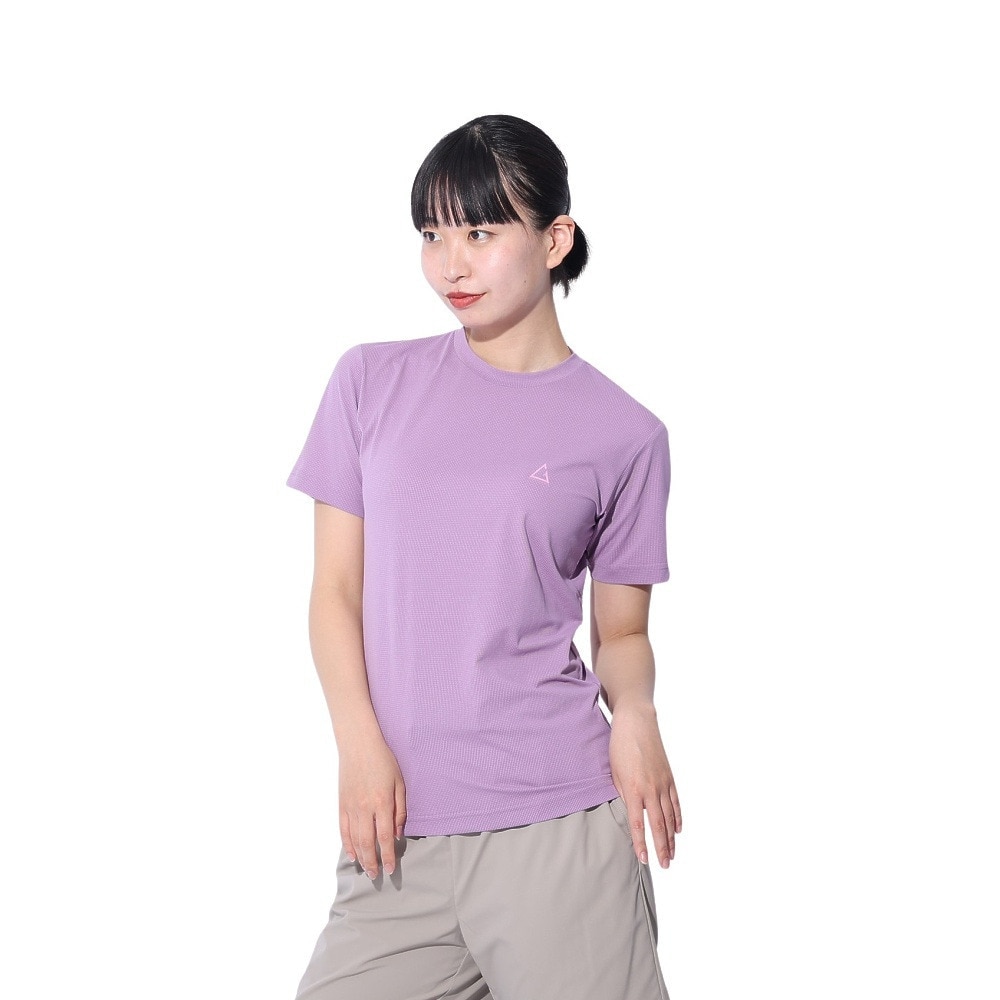 ロジャーエーガー（ROGEREGGER）（レディース）スイスブランド 吸汗速乾 4Way ストレッチ 半袖Tシャツ ルフトドライPP ショートスリーブ RE24SUK5620005 PNK