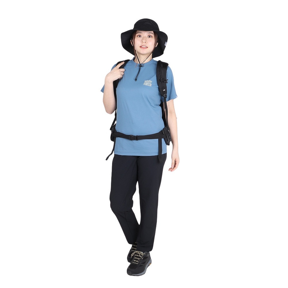 ロジャーエーガー（ROGEREGGER）（レディース）UV カット 吸汗速乾 4Way ストレッチ ワイハイカー ショートスリーブ Tシャツ RE24SUK5620011 BLU