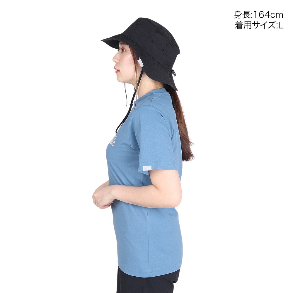 ロジャーエーガー（ROGEREGGER）（レディース）UV カット 吸汗速乾 4Way ストレッチ ワイハイカー ショートスリーブ Tシャツ RE24SUK5620011 BLU