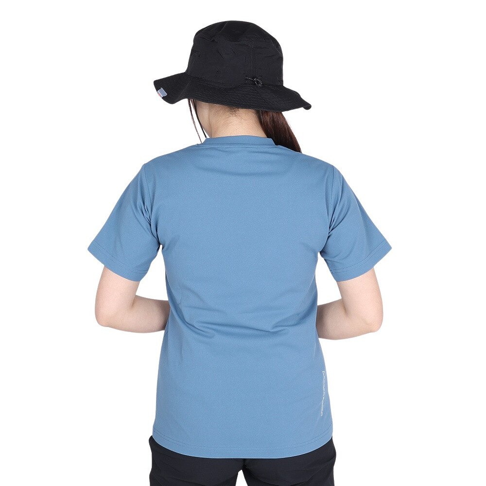 ロジャーエーガー（ROGEREGGER）（レディース）UV カット 吸汗速乾 4Way ストレッチ ワイハイカー ショートスリーブ Tシャツ RE24SUK5620011 BLU