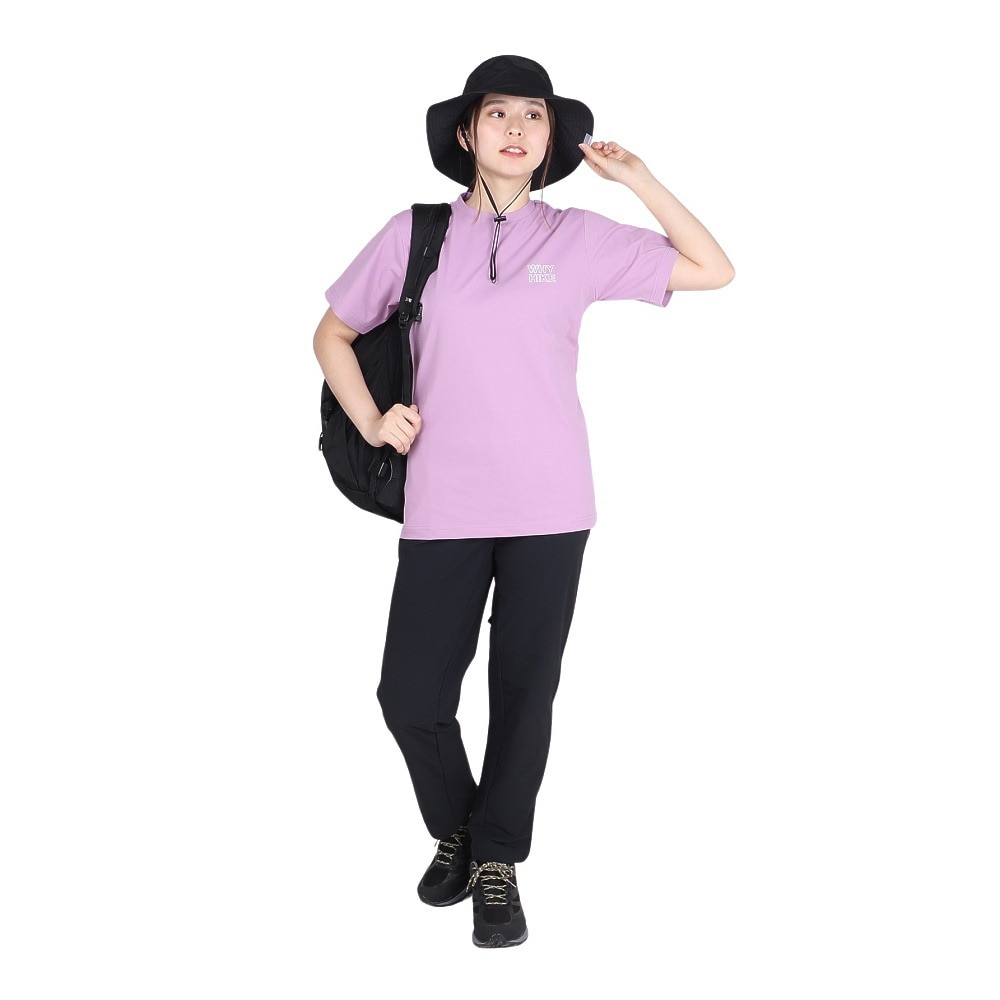 ロジャーエーガー（ROGEREGGER）（レディース）UV カット 吸汗速乾 4Way ストレッチ ワイハイカー ショートスリーブ Tシャツ RE24SUK5620011 PNK