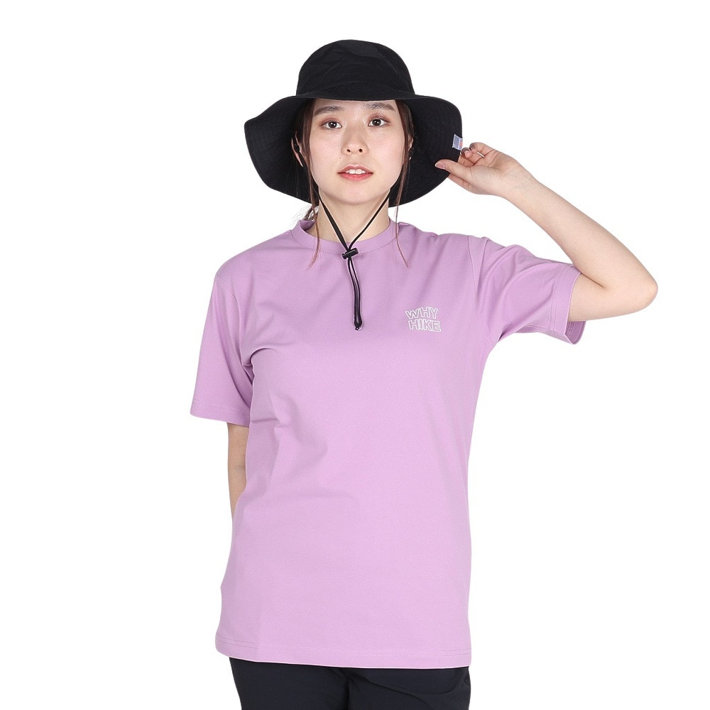 ロジャーエーガー（ROGEREGGER）（レディース）UV カット 吸汗速乾 4Way ストレッチ ワイハイカー ショートスリーブ Tシャツ RE24SUK5620011 PNK