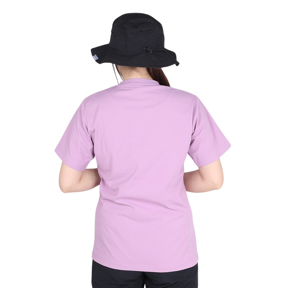 ロジャーエーガー（ROGEREGGER）（レディース）UV カット 吸汗速乾 4Way ストレッチ ワイハイカー ショートスリーブ Tシャツ RE24SUK5620011 PNK
