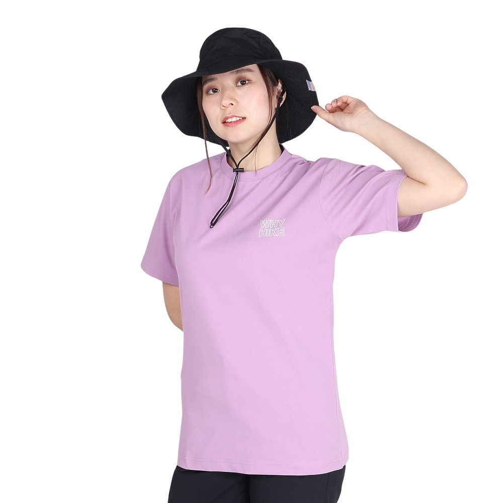 ロジャーエーガー（ROGEREGGER）（レディース）UV カット 吸汗速乾 4Way ストレッチ ワイハイカー ショートスリーブ Tシャツ RE24SUK5620011 PNK