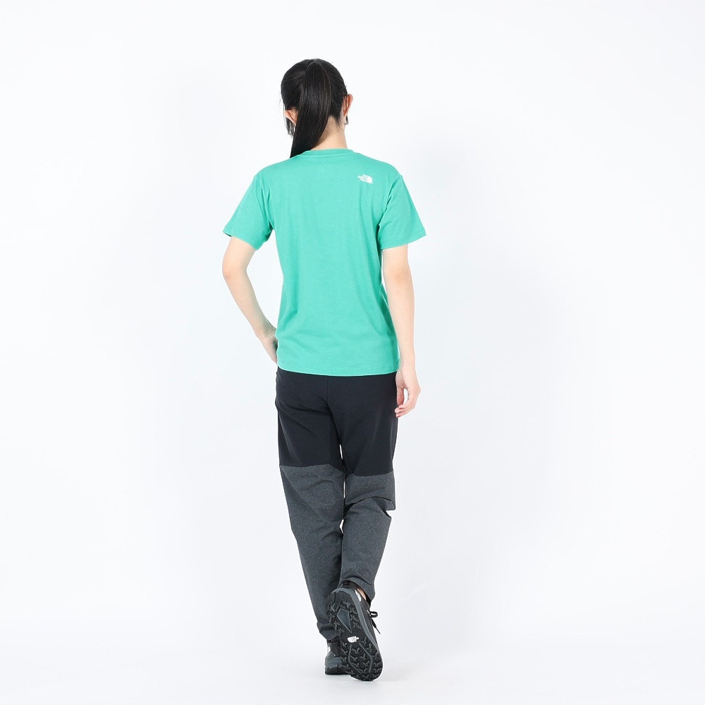 ザ・ノース・フェイス（THE NORTH FACE）（レディース）Tシャツ 半袖 SIMPLE LOGO シンプルロゴ NTW32442X GA