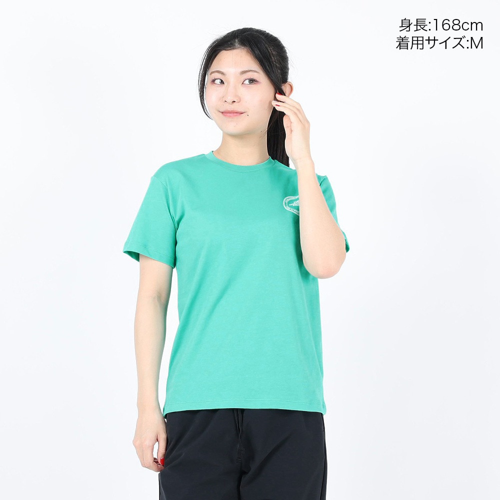 ザ・ノース・フェイス（THE NORTH FACE）（レディース）Tシャツ 半袖 SIMPLE LOGO シンプルロゴ NTW32442X GA
