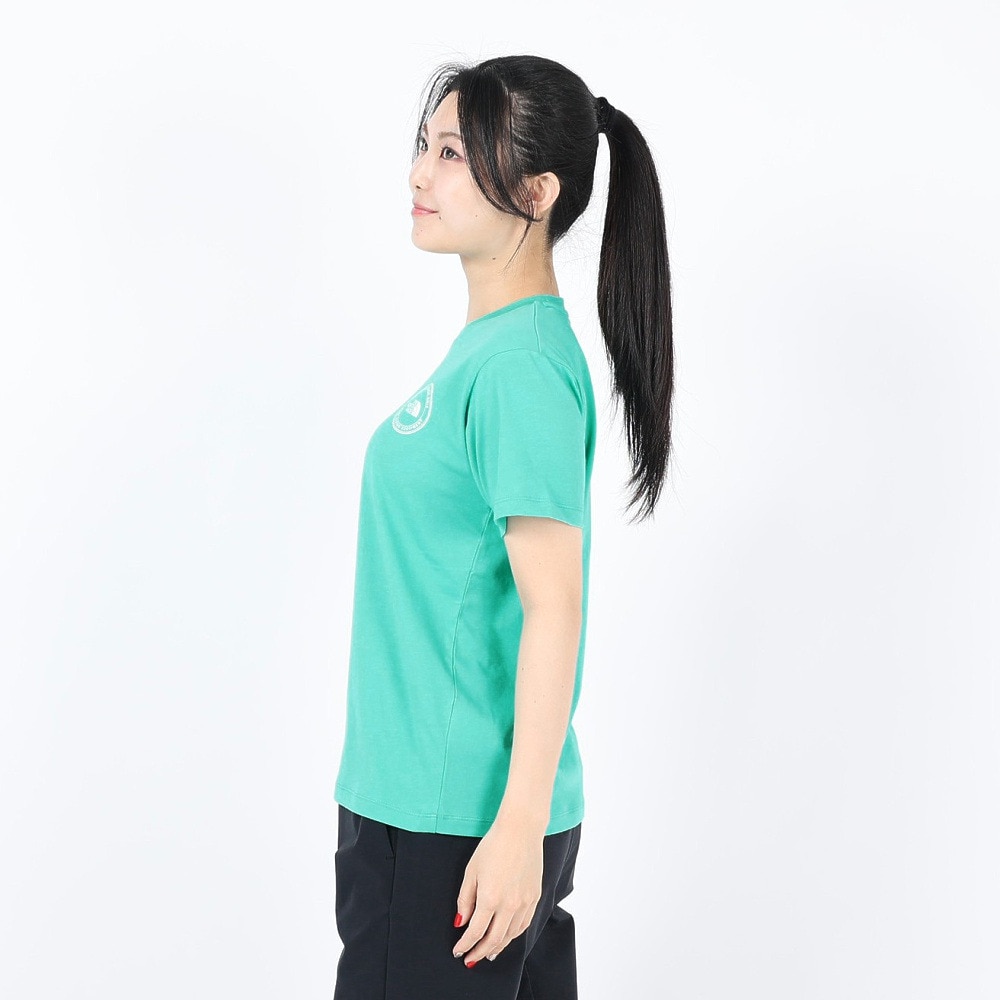 ザ・ノース・フェイス（THE NORTH FACE）（レディース）Tシャツ 半袖 SIMPLE LOGO シンプルロゴ NTW32442X GA