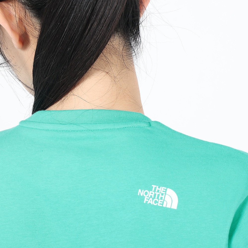 ザ・ノース・フェイス（THE NORTH FACE）（レディース）Tシャツ 半袖 SIMPLE LOGO シンプルロゴ NTW32442X GA