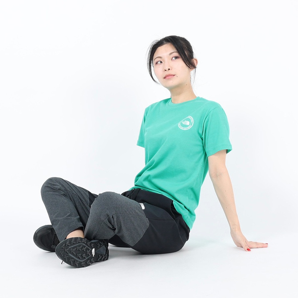 ザ・ノース・フェイス（THE NORTH FACE）（レディース）Tシャツ 半袖 SIMPLE LOGO シンプルロゴ NTW32442X GA