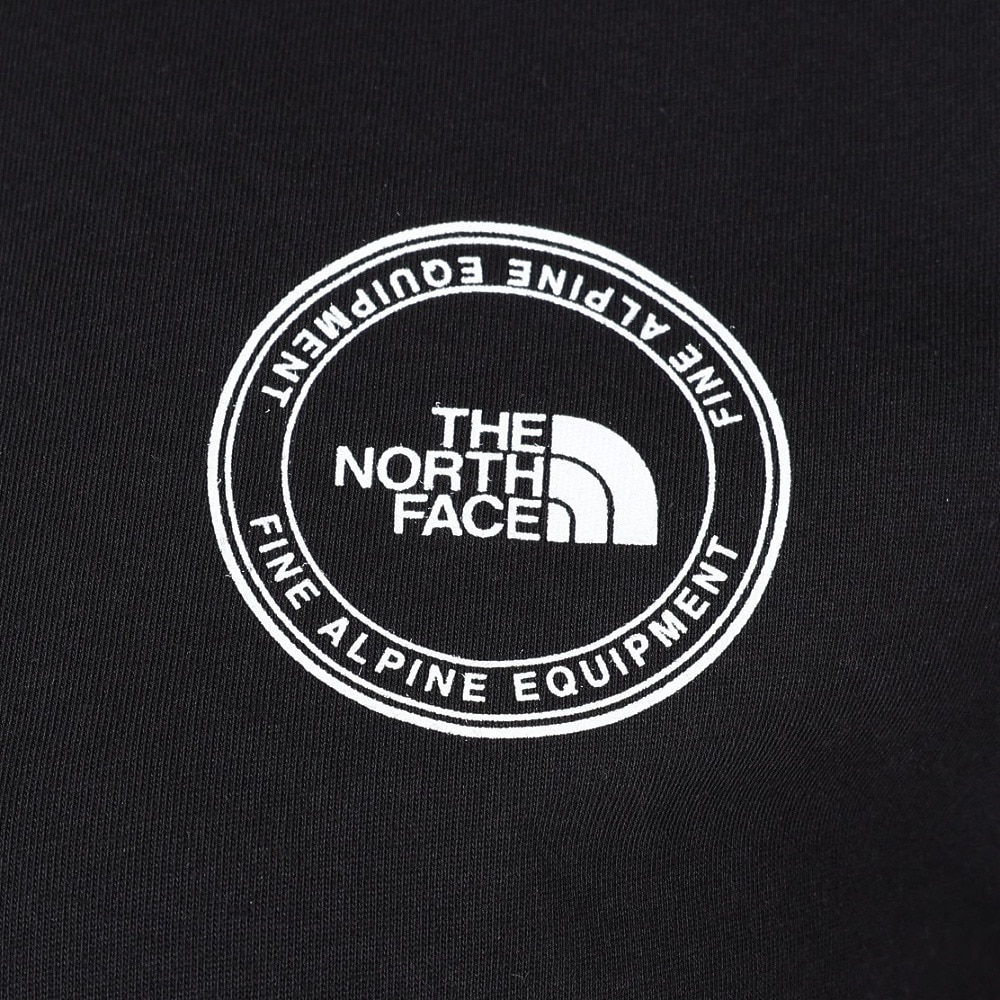ザ・ノース・フェイス（THE NORTH FACE）（レディース）Tシャツ 半袖 SIMPLE LOGO シンプルロゴ NTW32442X 黒 ブラック
