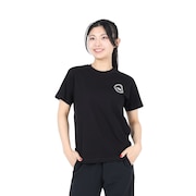 ノースフェイス（THE NORTH FACE）（レディース）Tシャツ 半袖 SIMPLE LOGO シンプルロゴ NTW32442X 黒 ブラック