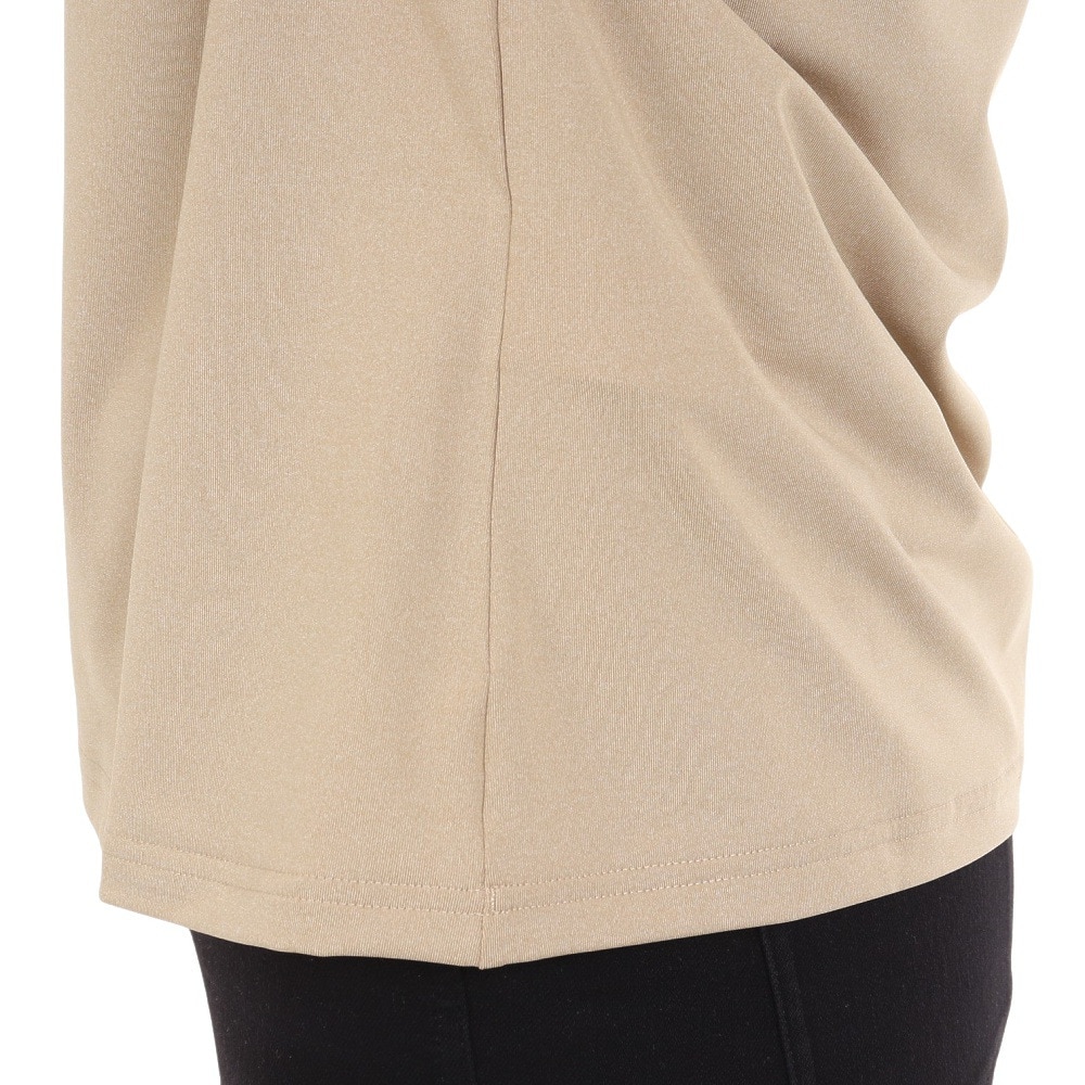 エーグル（AIGLE）（レディース）吸水速乾 ボートネック 半袖Tシャツ ZTFAT46-003 ベージュ