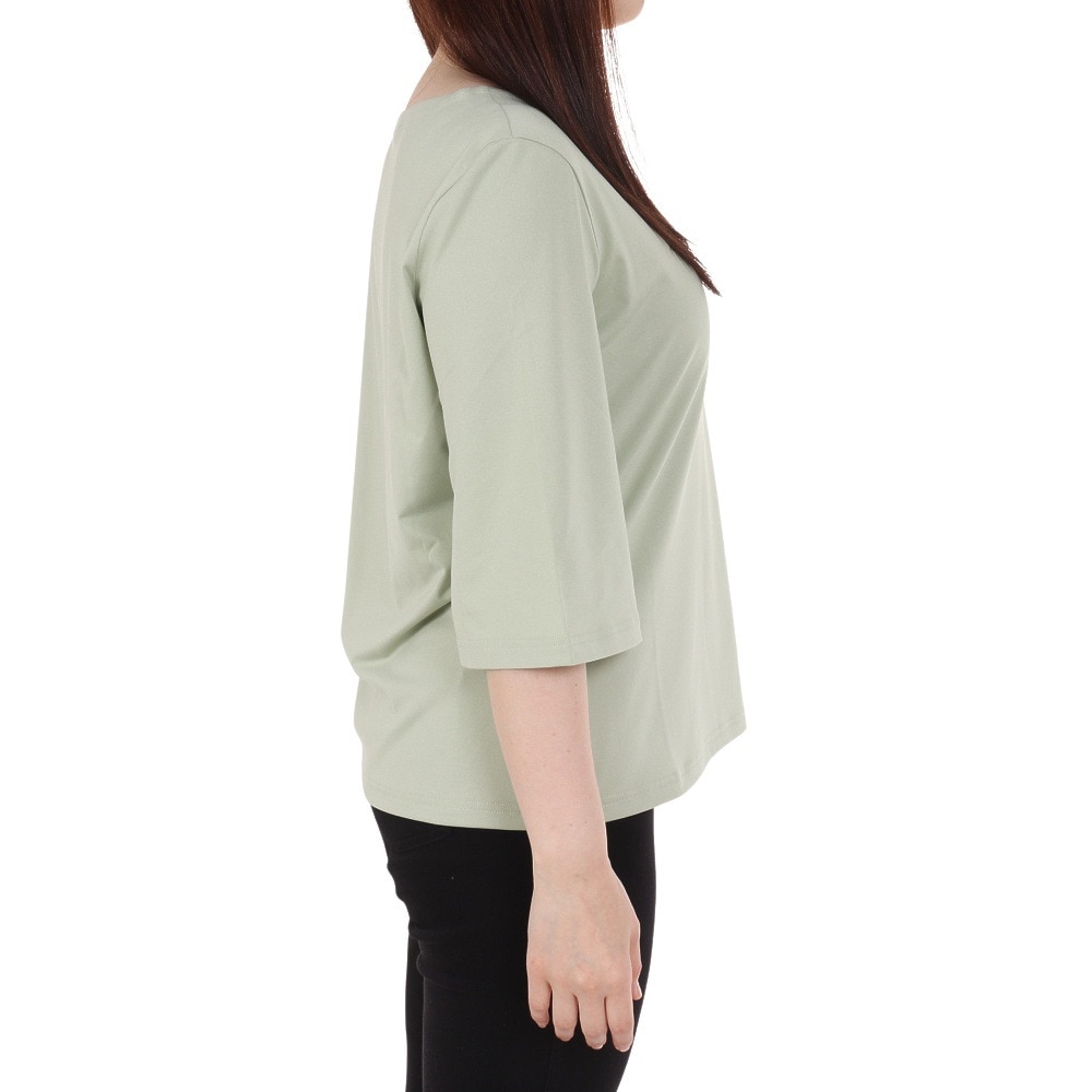 エーグル（AIGLE）（レディース）吸水速乾 ボートネック 半袖Tシャツ ZTFAT46-006