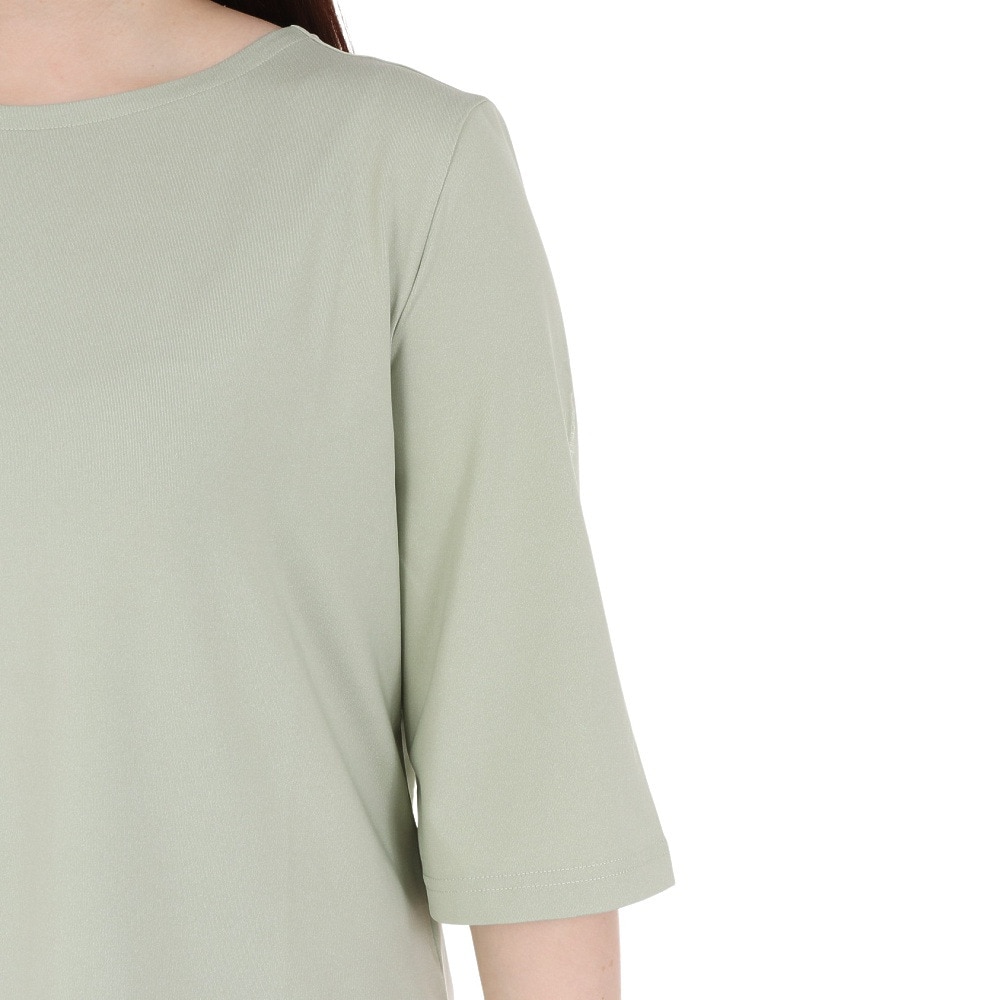 エーグル（AIGLE）（レディース）吸水速乾 ボートネック 半袖Tシャツ ZTFAT46-006