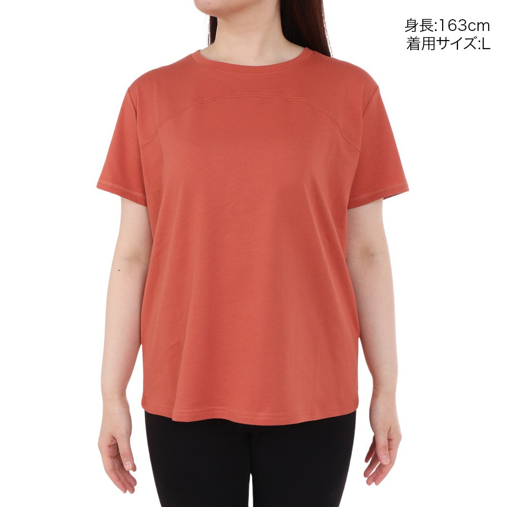 エーグル（AIGLE）（レディース）吸水速乾 クルーネック 半袖Tシャツ ZTFAU99-007