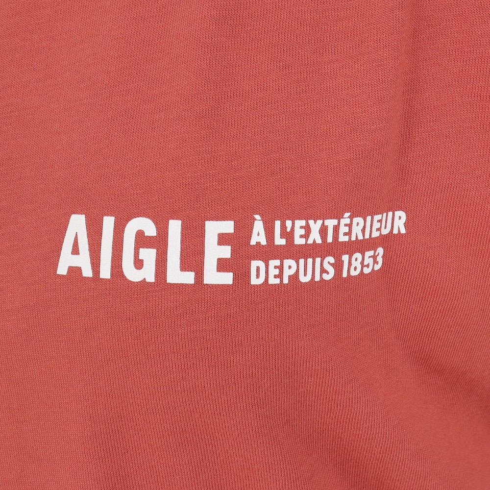 エーグル（AIGLE）（レディース）クルーネック ロゴ 半袖Tシャツ ZTFAV75-002