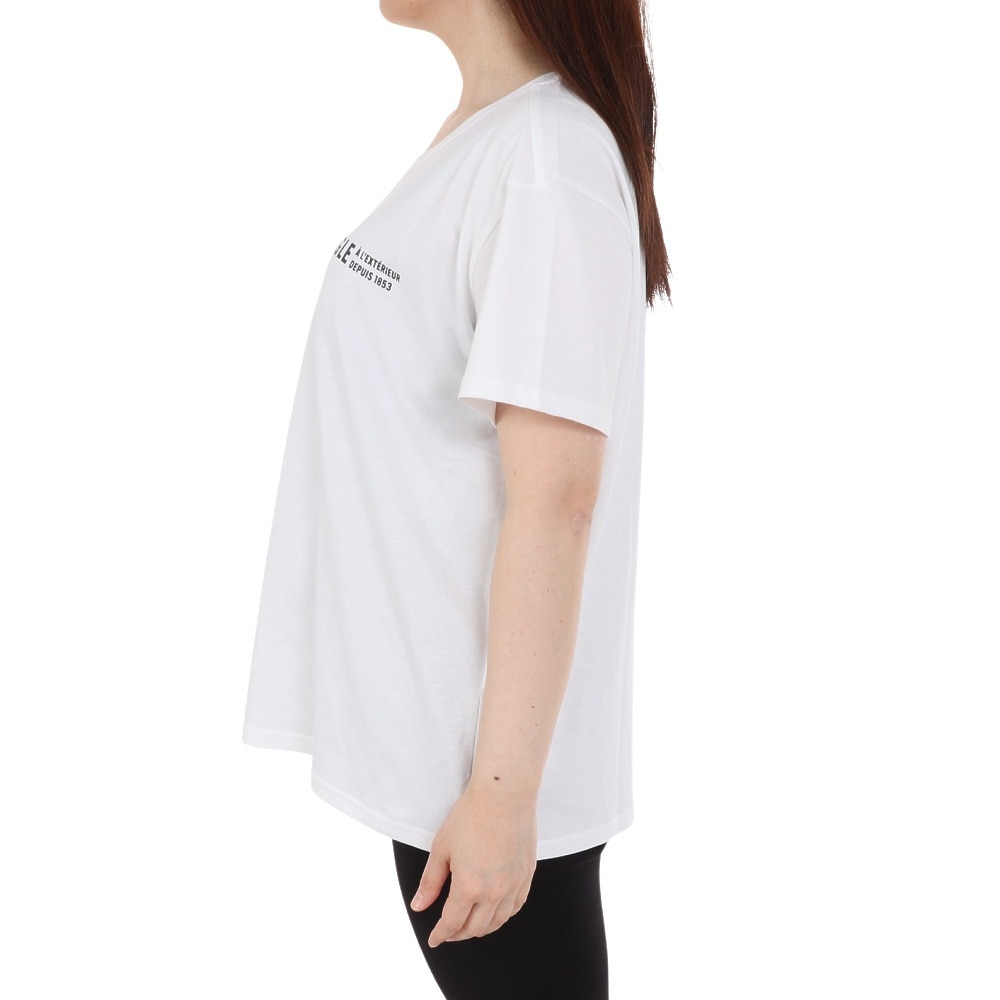 エーグル（AIGLE）（レディース）クルーネック ロゴ 半袖Tシャツ ZTFAV75-004