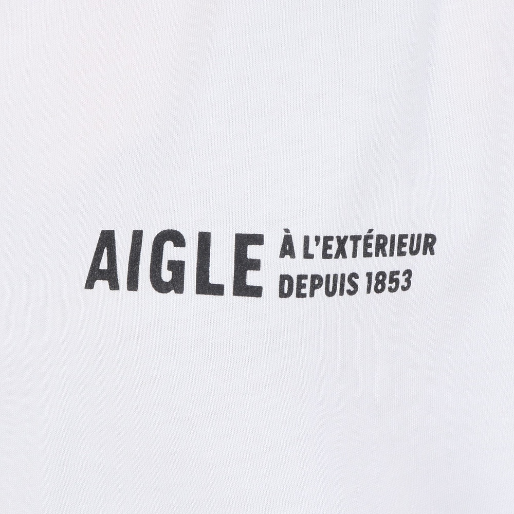 エーグル（AIGLE）（レディース）クルーネック ロゴ 半袖Tシャツ ZTFAV75-004