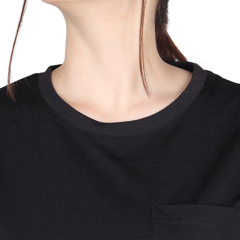 ザ・ノース・フェイス（THE NORTH FACE）（レディース）半袖 エアリーポケットTシャツ NTW12447 K