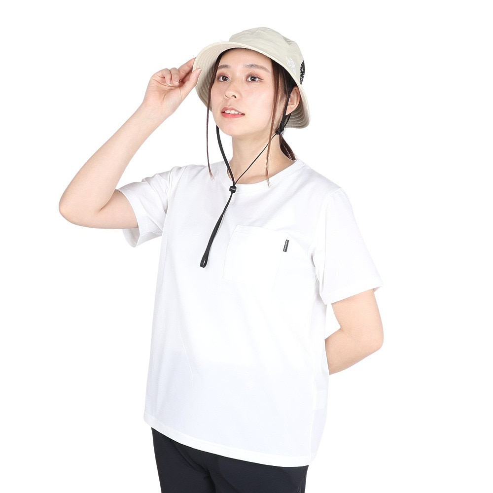 ザ・ノース・フェイス（THE NORTH FACE）（レディース）半袖 エアリーポケットTシャツ NTW12447 W
