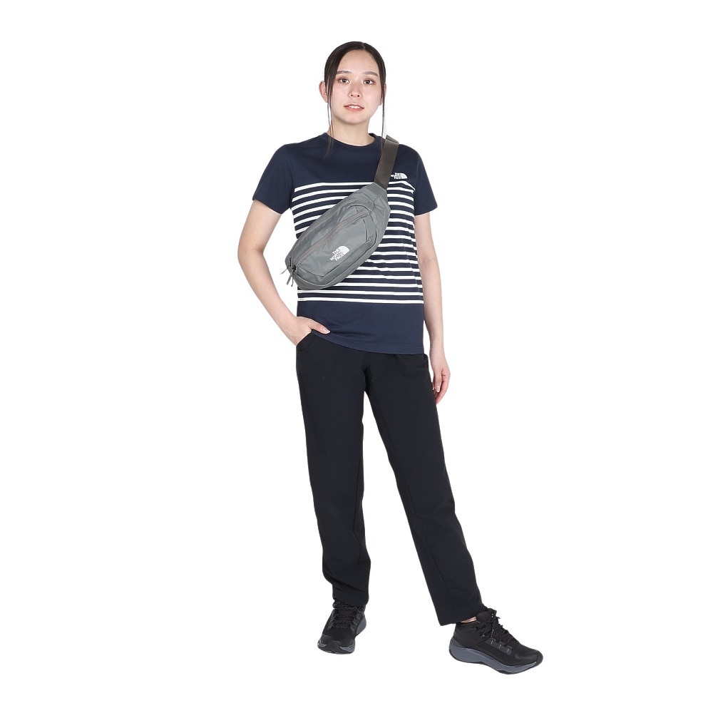 ザ・ノース・フェイス（THE NORTH FACE）（レディース）半袖Tシャツ ショートスリーブ パネルボーダーTシャツ NTW32406 UN