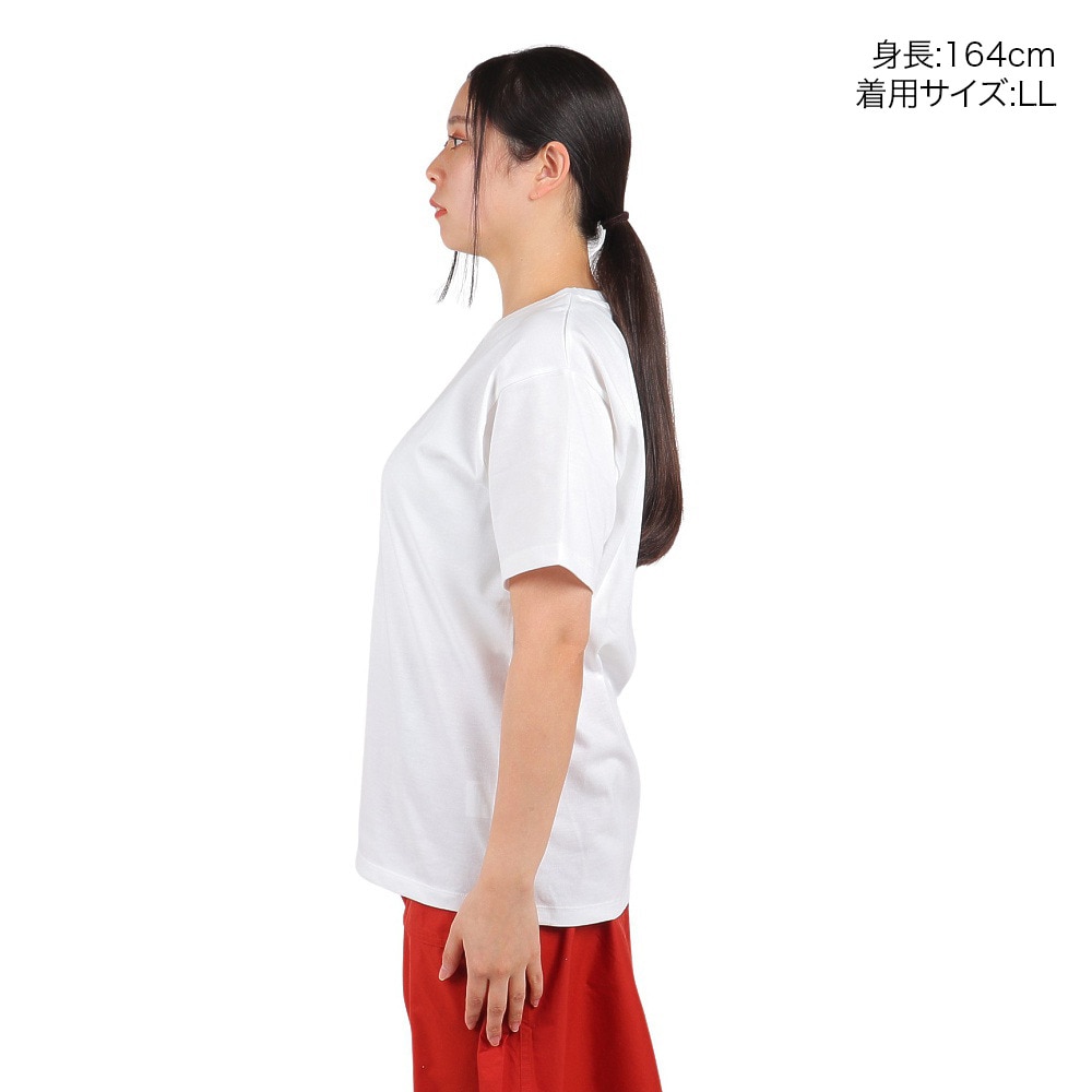 ザ・ノース・フェイス（THE NORTH FACE）（レディース）Tシャツ 半袖 SMALL BOX LG スモールボックスロゴ NTW32445 白 ホワイト