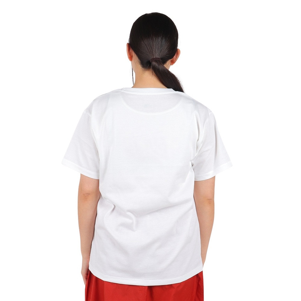 ザ・ノース・フェイス（THE NORTH FACE）（レディース）Tシャツ 半袖 SMALL BOX LG スモールボックスロゴ NTW32445 白 ホワイト