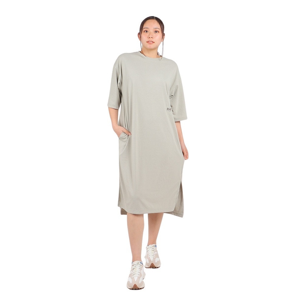 ヘリーハンセン（HELLY HANSEN）（レディース）半袖Tシャツ ショートスリーブワンポイントワンピース HOW32300 PG