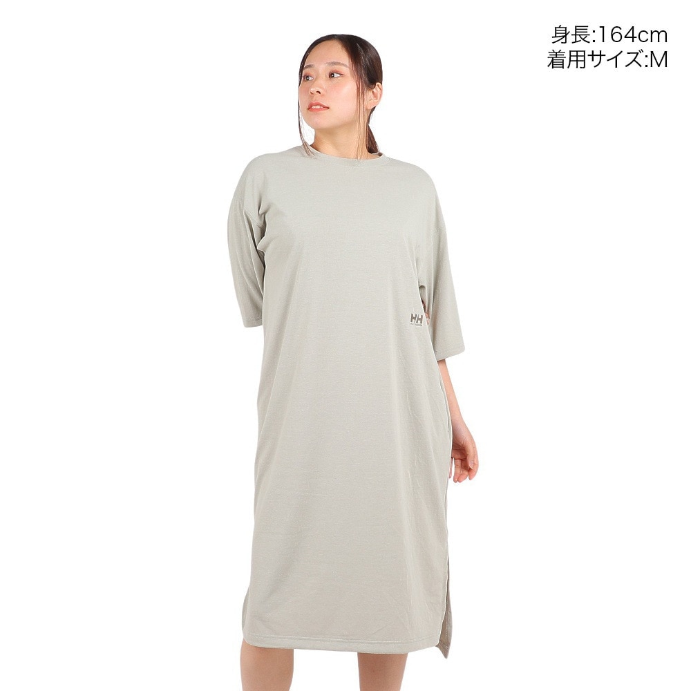 ヘリーハンセン（HELLY HANSEN）（レディース）半袖Tシャツ ショートスリーブワンポイントワンピース HOW32300 PG