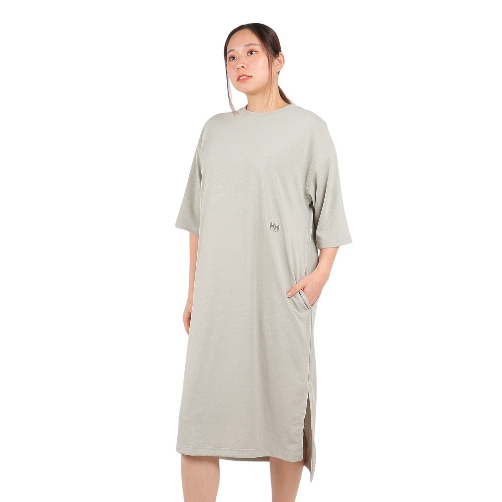 ヘリーハンセン（HELLY HANSEN）（レディース）半袖Tシャツ ショートスリーブワンポイントワンピース HOW32300 PG