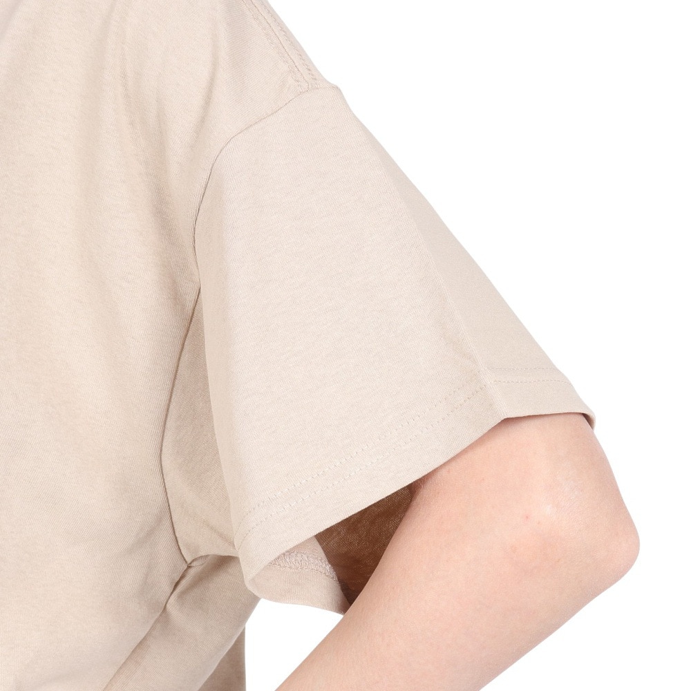 クリフメイヤー（KRIFF MAYER）（レディース）接触冷感 吸水速乾 半袖 ウェットプロテクト ユル Tシャツ ロゴ 2347880LX:20:BEIGE ベージュ