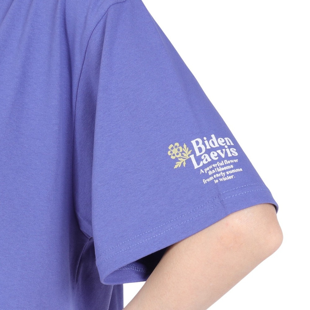 クリフメイヤー（KRIFF MAYER）（レディース）接触冷感 吸水速乾 半袖 ウェットプロテクト Aライン Tシャツ 花 2347881LX:88:LAVENDER ラベンダー