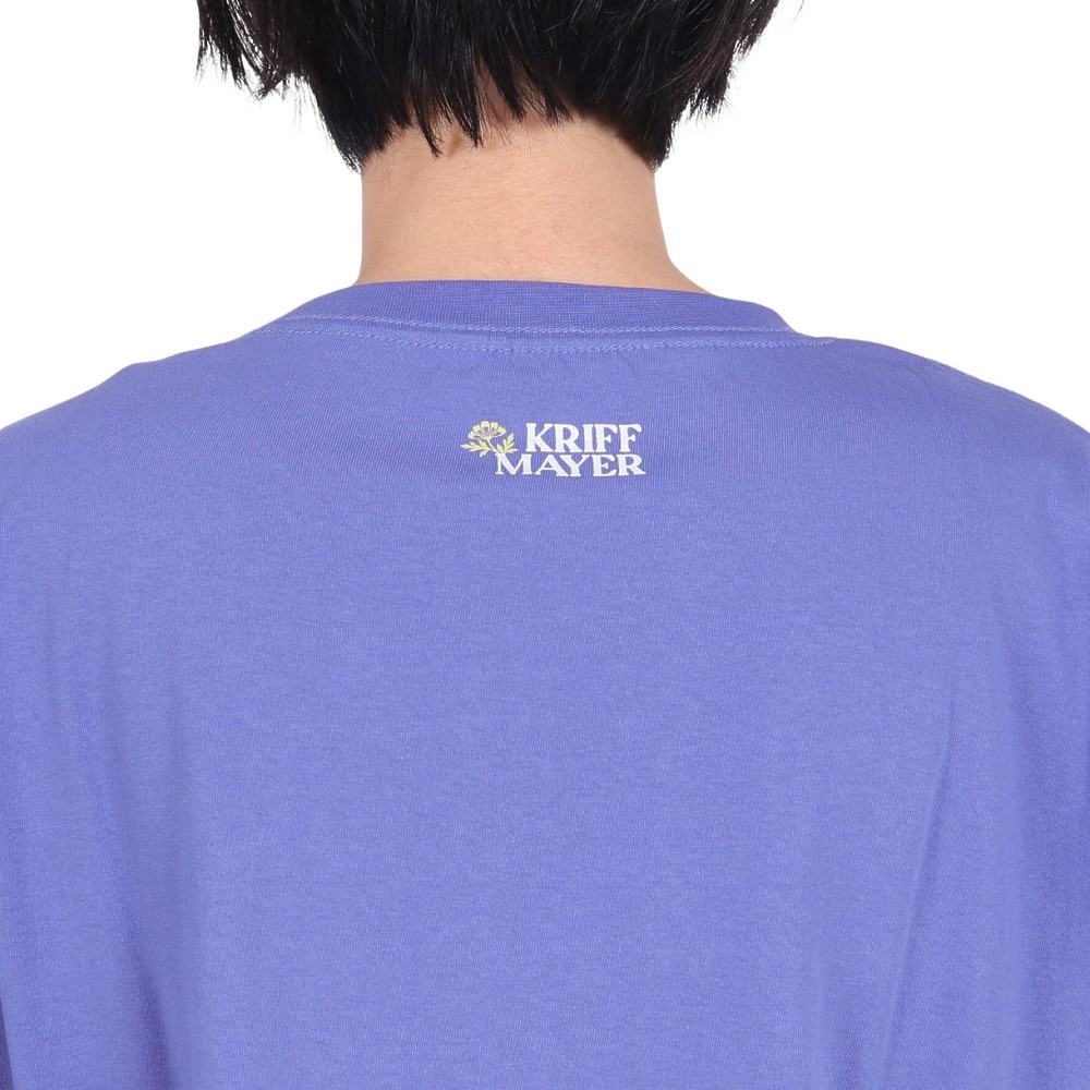 クリフメイヤー（KRIFF MAYER）（レディース）接触冷感 吸水速乾 半袖 ウェットプロテクト Aライン Tシャツ 花 2347881LX:88:LAVENDER ラベンダー